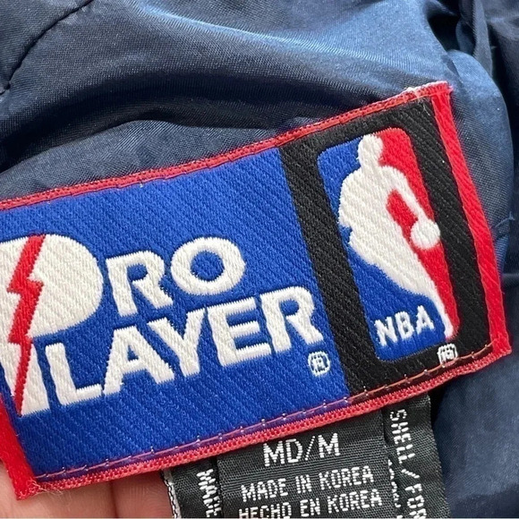 Vintage Pro Player Indiana Pacers Reversible Windbreaker Men's Size M 9594 - Picture 7 of 16